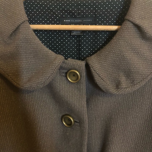 MARC JACOBS Brown Tweed Jacket 12 - Picture 2 of 5